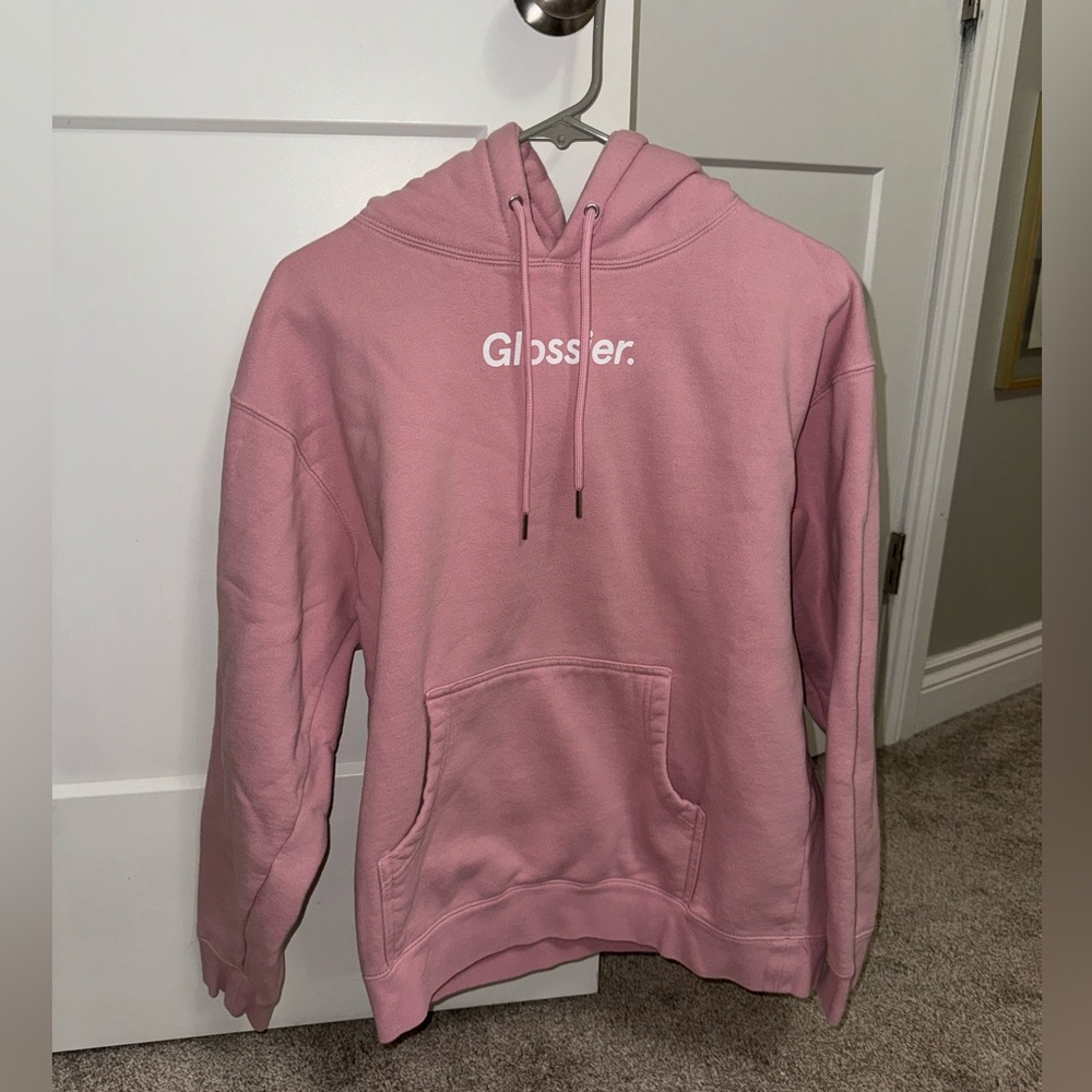 PINK GLOSSIER HOODIE